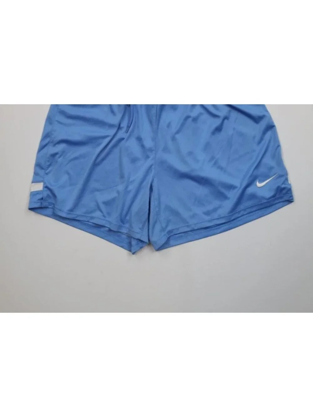 Vintage Y2K Nike Mens Medium Above Knee Running Jogging Soccer Shorts Light Blue